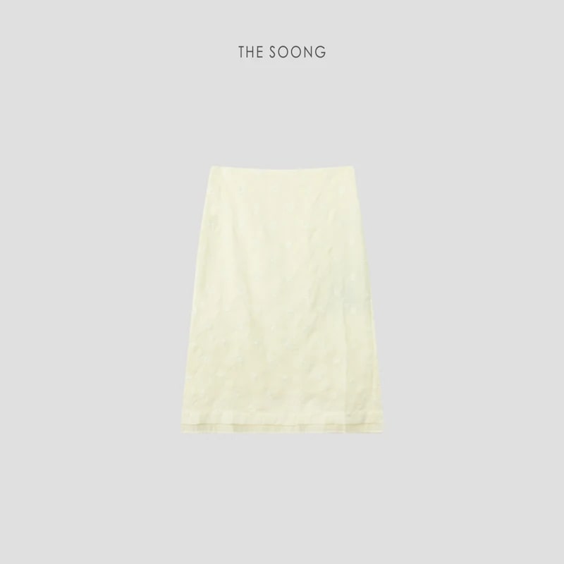 THESOONG Summer Straight-Leg Skirt-9376 view 1