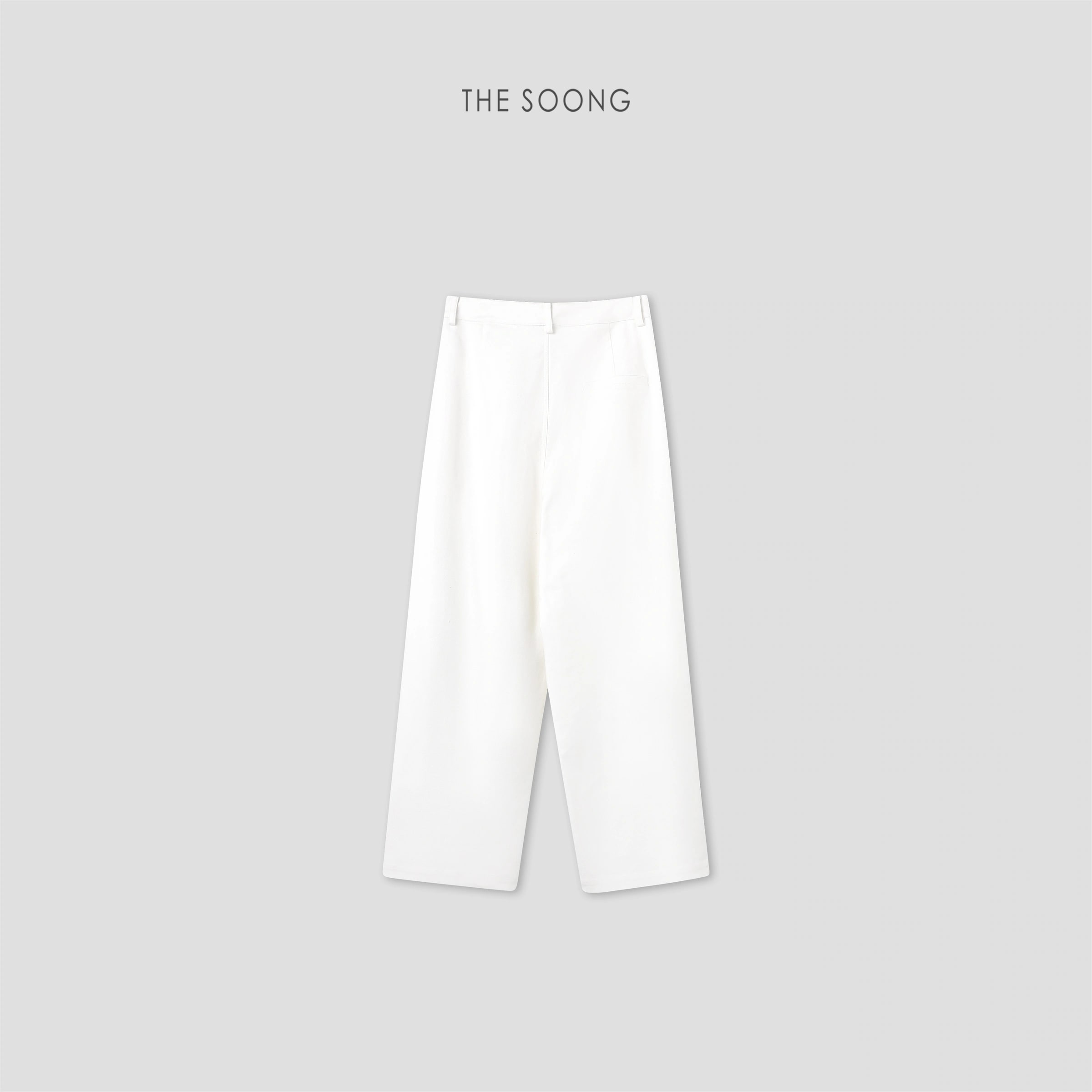 THESOONG “Clean Line Pants” Mid-Low Rise Barrel-Leg Casual Pants - 6882 view 17