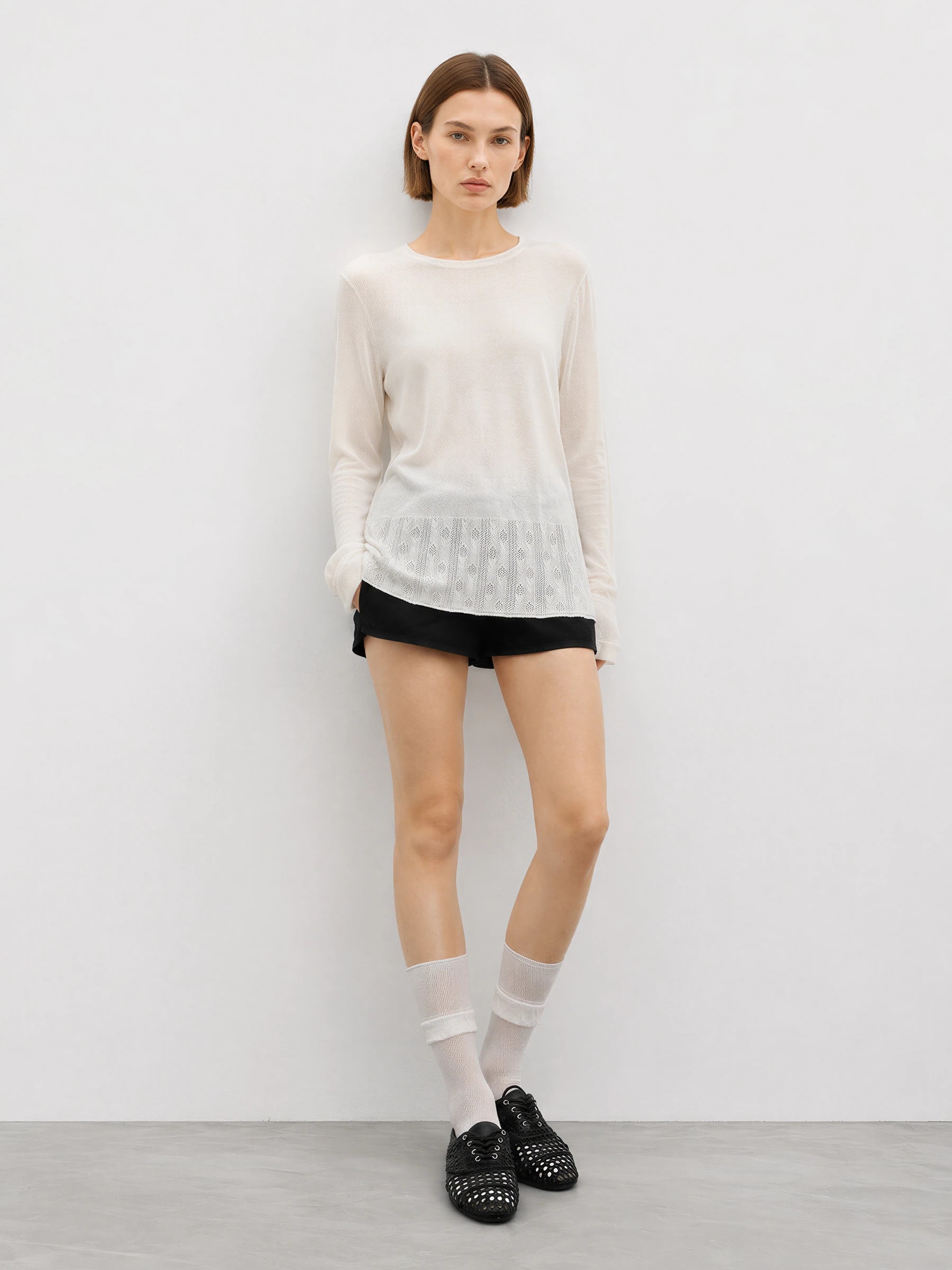 THESOONG “Twist” Wool-Blend Tailored Mid-Rise Shorts - 9181 view 8