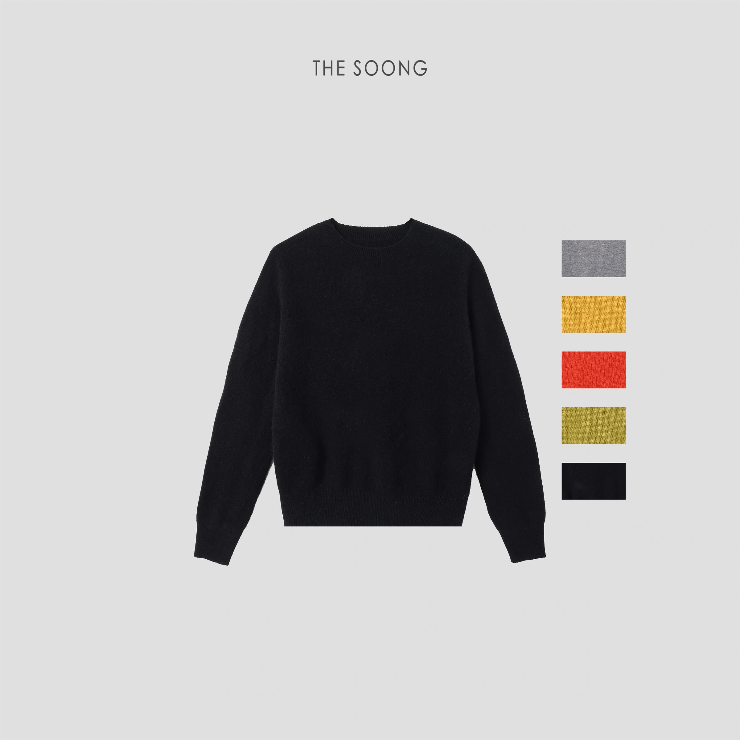 THESOONG “Timeless” Consinee 100% Cashmere Crewneck Sweater - 9259 view 1