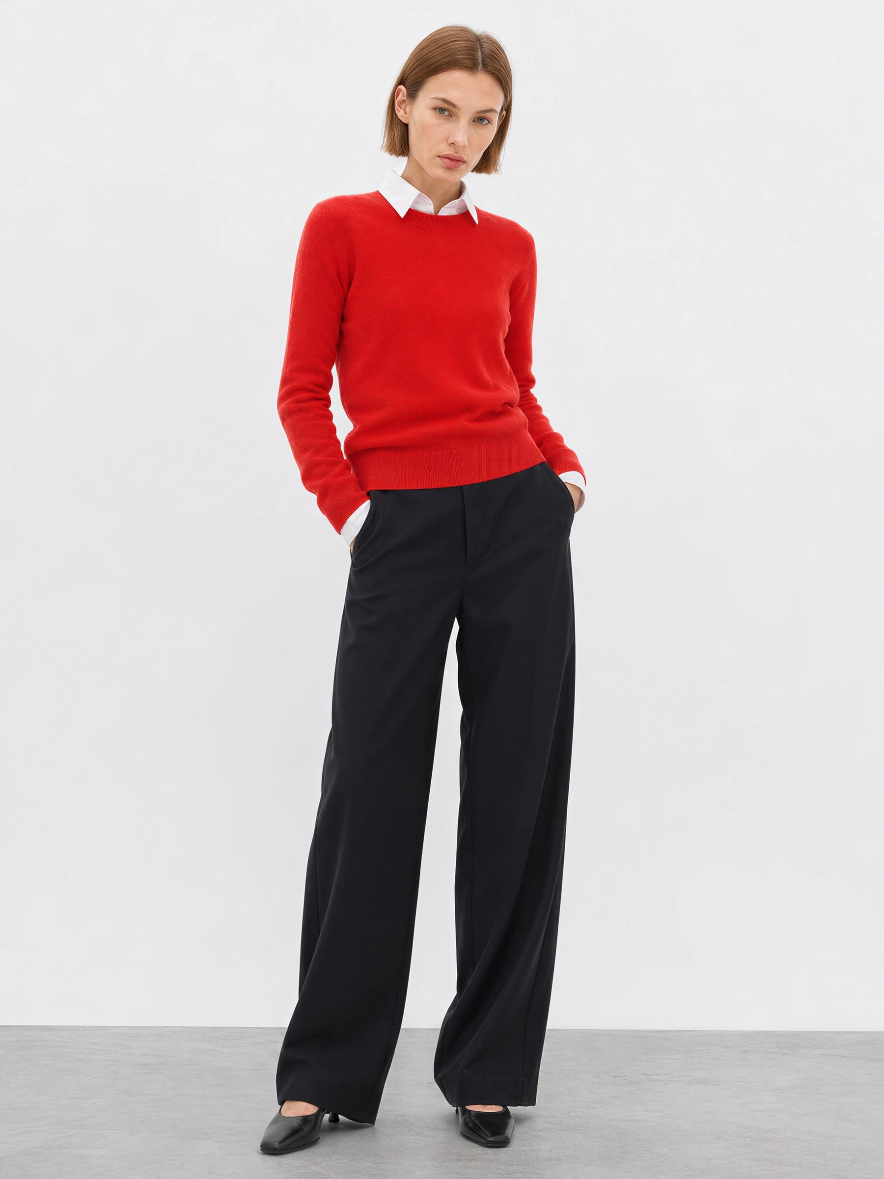 THESOONG “Timeless” Consinee 100% Cashmere Crewneck Sweater - 9259 view 4