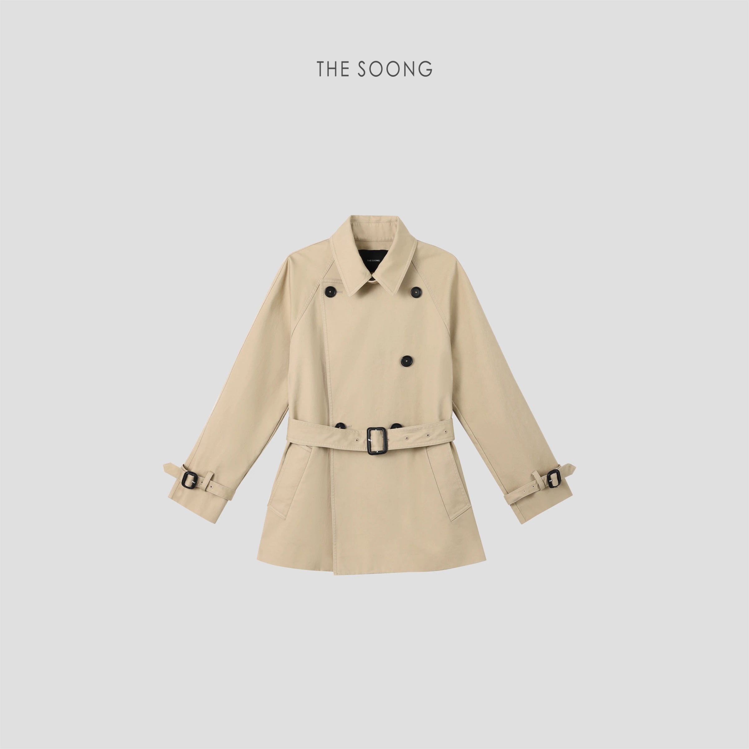 THESOONG “Wilderness Journey” 100% Cotton Double-Breasted Trench Coat - 9106 view 1