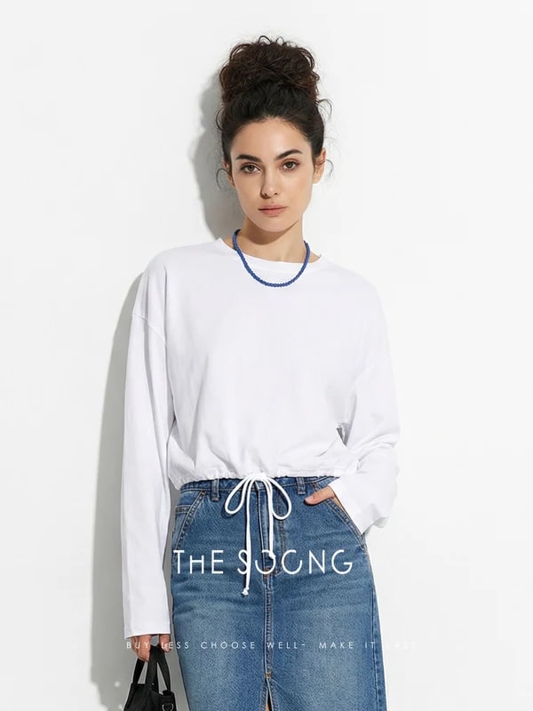 THESOONG / Sculptural Aesthetics Minimalist High-Density Purl Knit alternate view