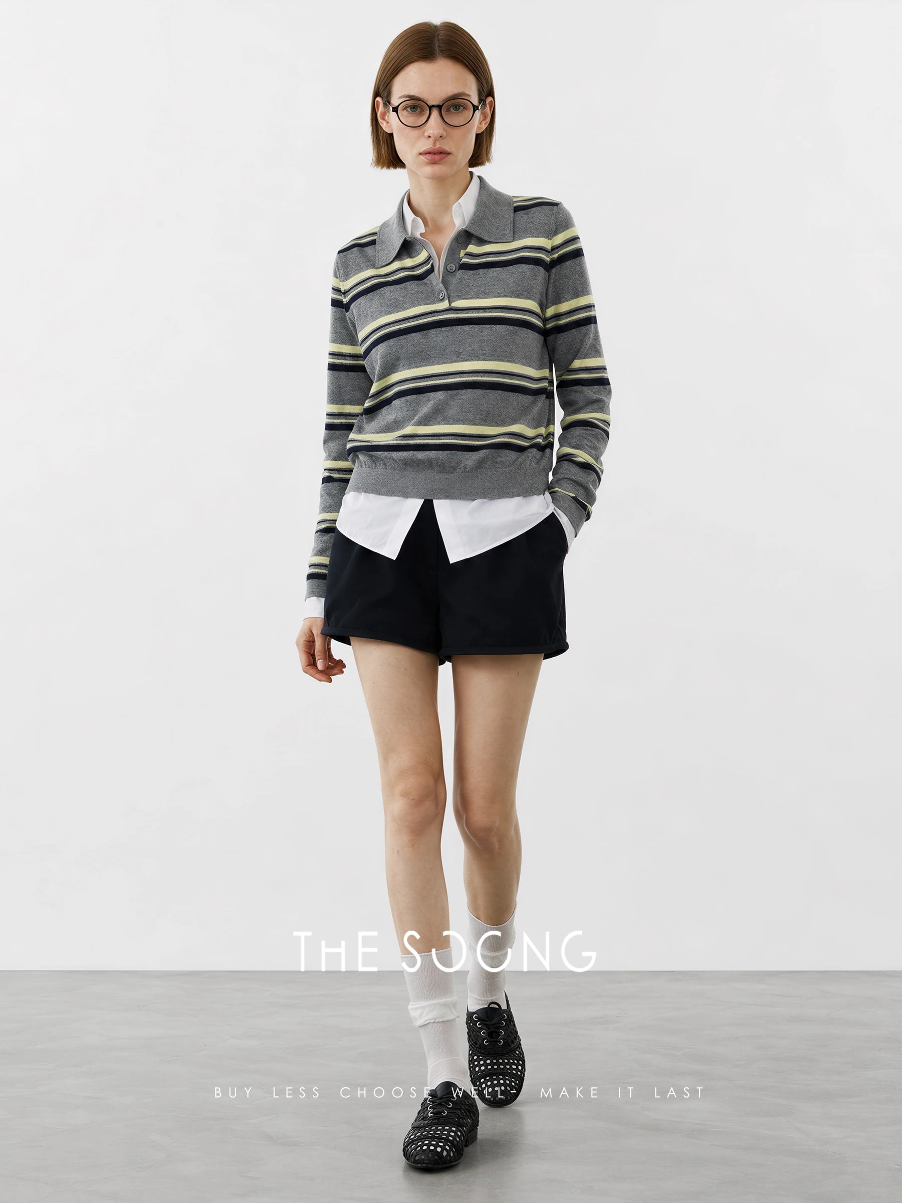 THESOONG “Twist” Wool-Blend Tailored Mid-Rise Shorts - 9181 view 6