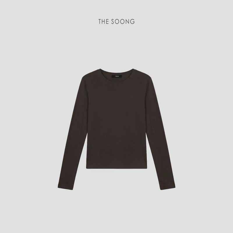 THESOONG 26s 80s High-Twist Cotton Sun-Protective Crewneck Top - 7293 view 20