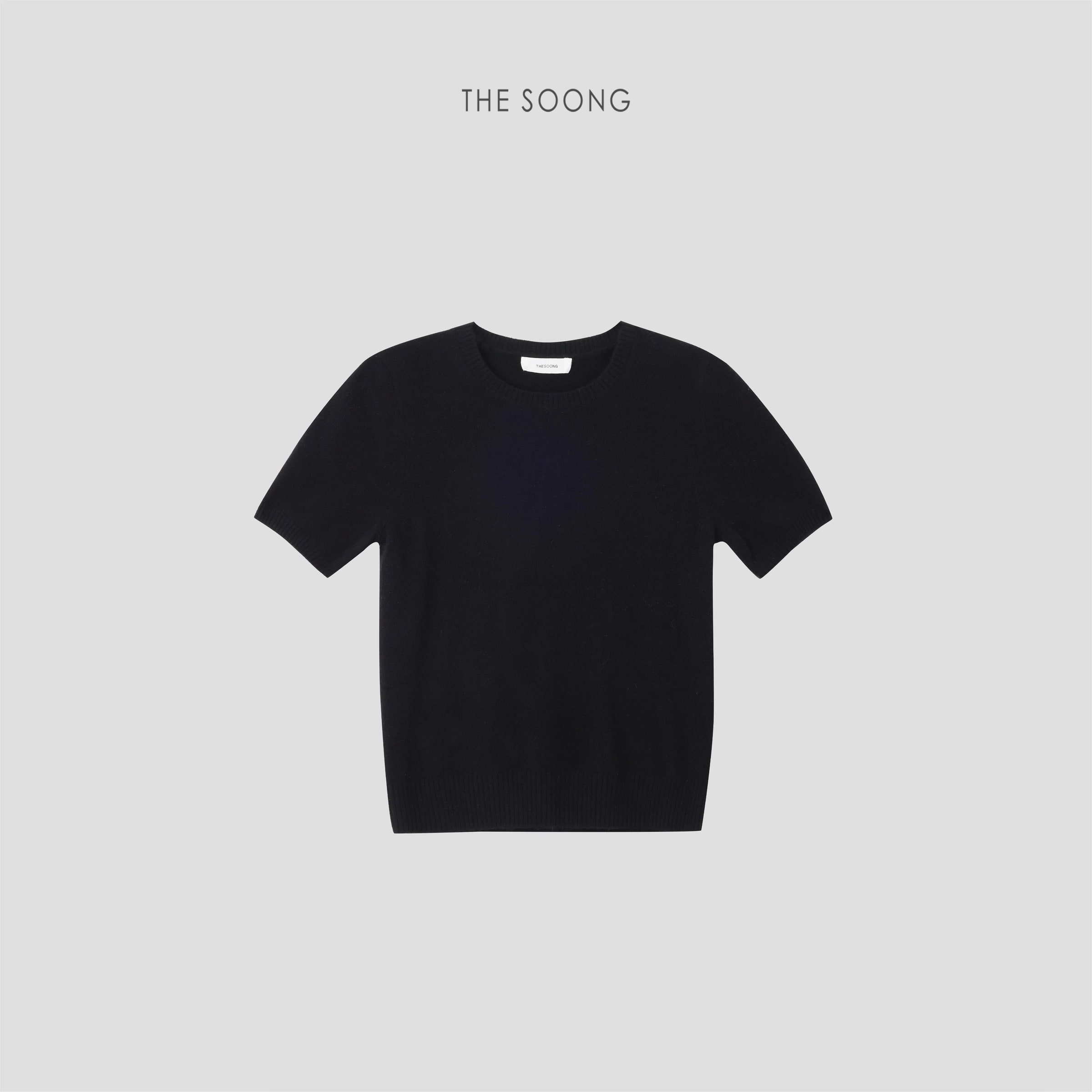 THESOONG “Cloud Luxury” Consinee 100% Cashmere Short-Sleeve Sweater - 9251 view 12