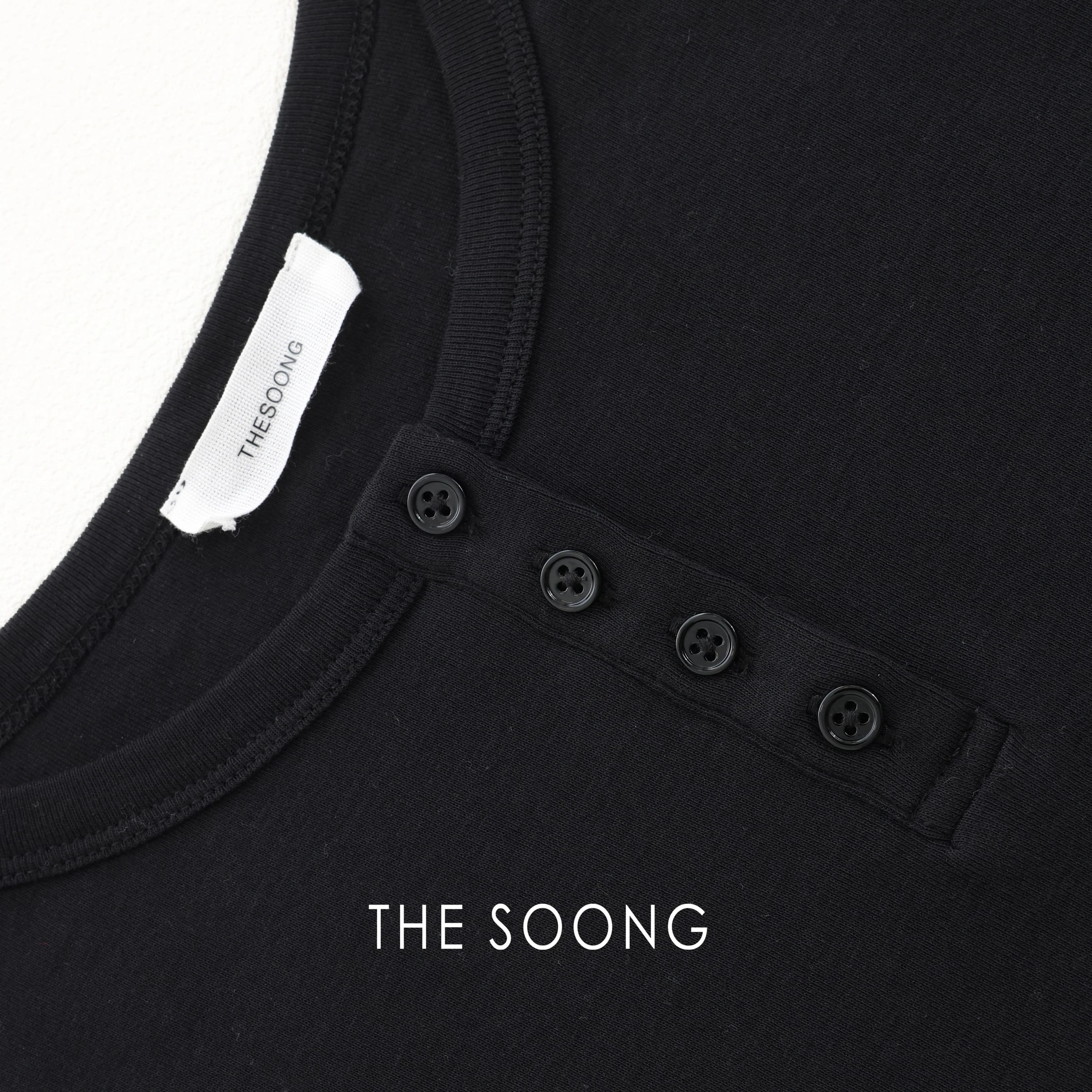 THESOONG Minimal Henley Long-Sleeve Top - 9436 view 9