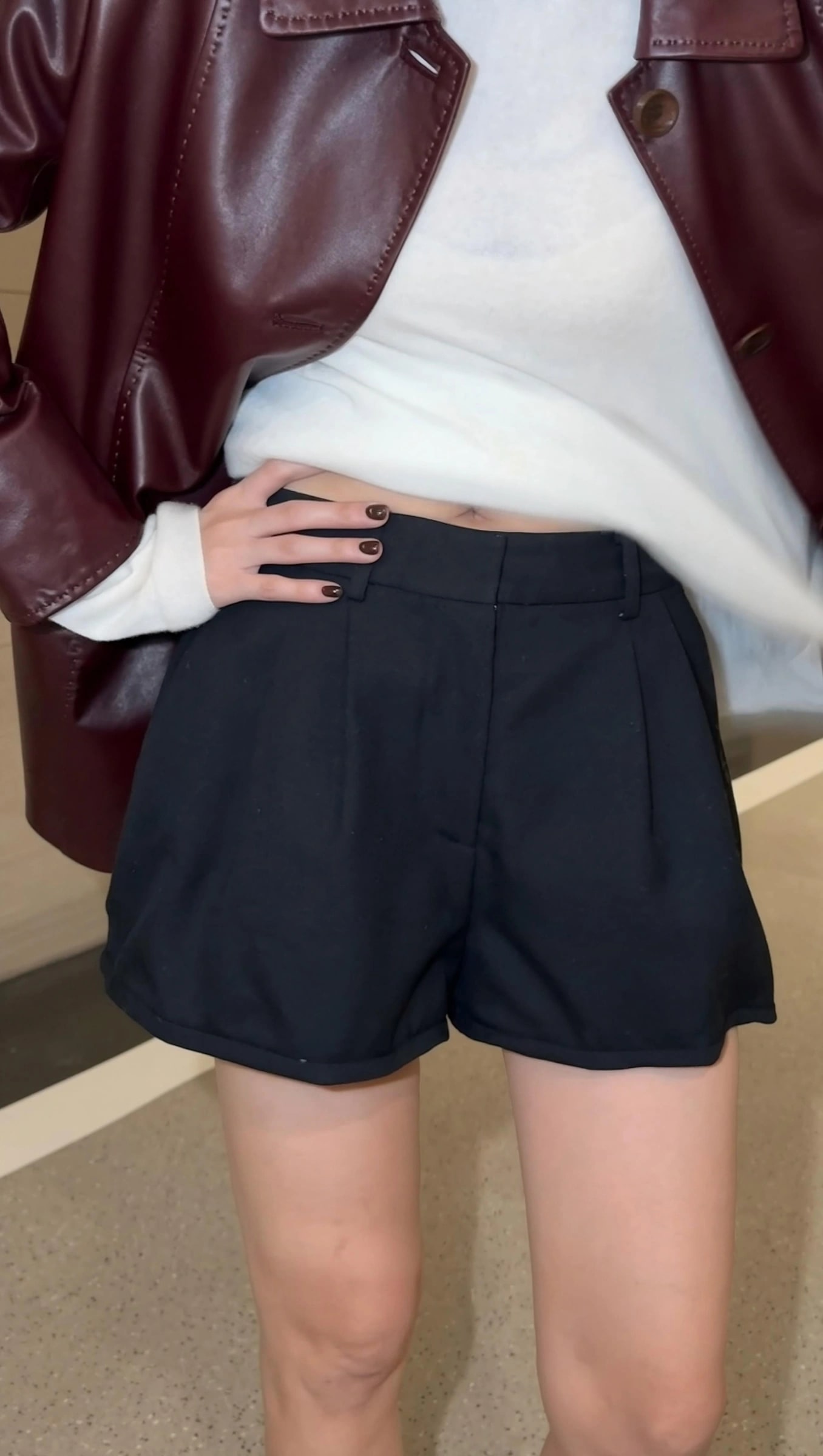 THESOONG “Twist” Wool-Blend Tailored Mid-Rise Shorts - 9181 view 5