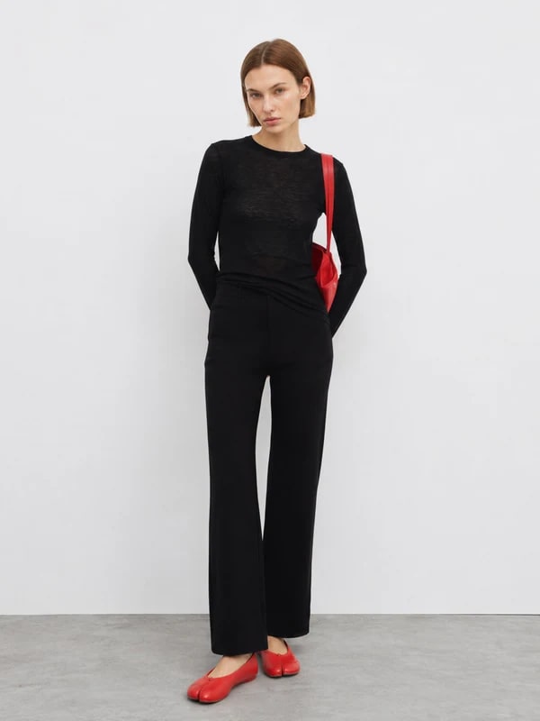 THESOONG “Simple Knit” Soft 80s Water-Soluble Wool Crewneck Sweater - 9487 view 8