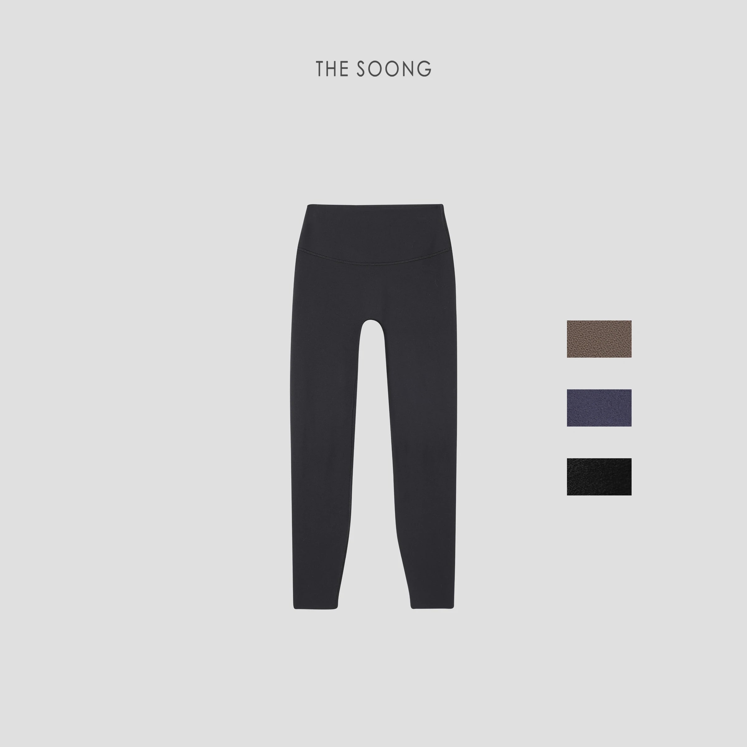 THESOONG Cropped Seamless Three-Needle Yoga Pants - 3763-5424 view 1