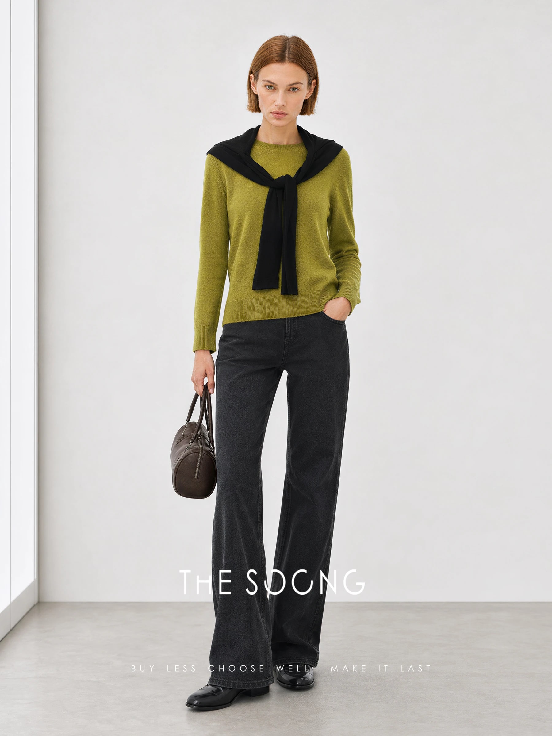 THESOONG Spring Slim Straight Cotton-Feel Jeans - 8362 view 4