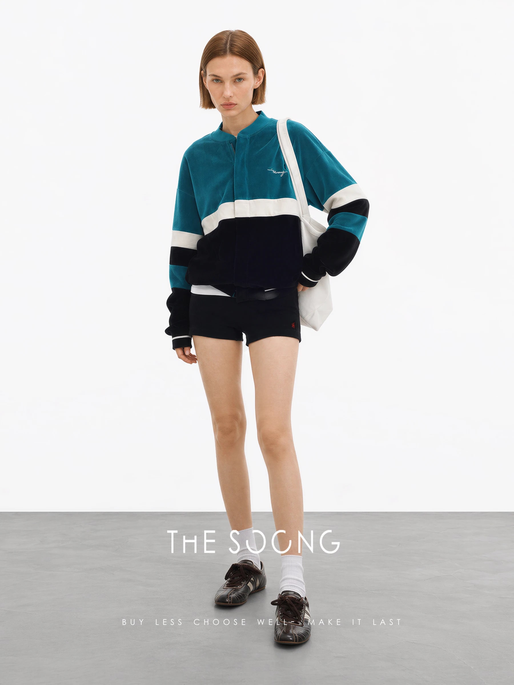THESOONG “Hot Pants” Stretch Cotton Mid-Rise Shorts - 9055 view 6