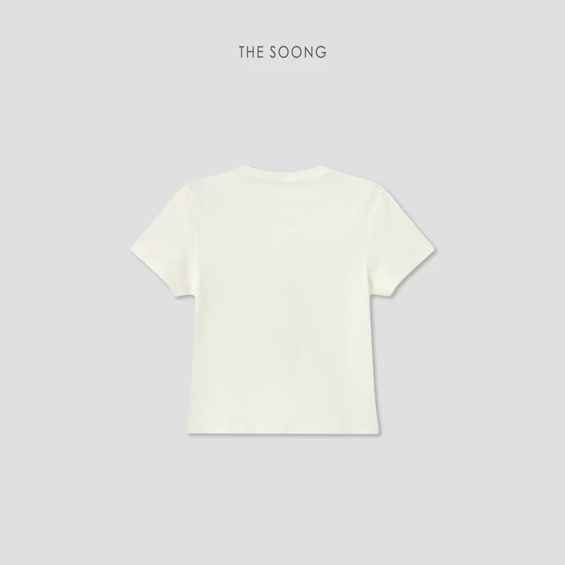 THESOONG Lightweight Acetate Tencel Wool-Blend Soft T-Shirt - 9081 view 12