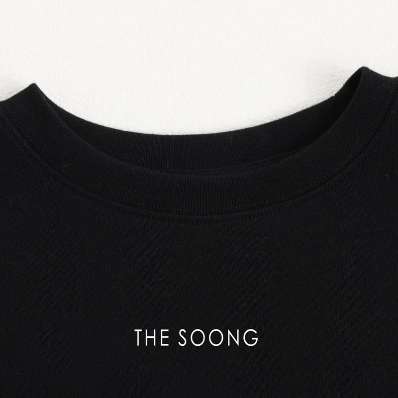 THESOONG “Pop Sweatshirt” 100% Cotton Ribbed Crewneck Relaxed Sweatshirt - 9179 view 13