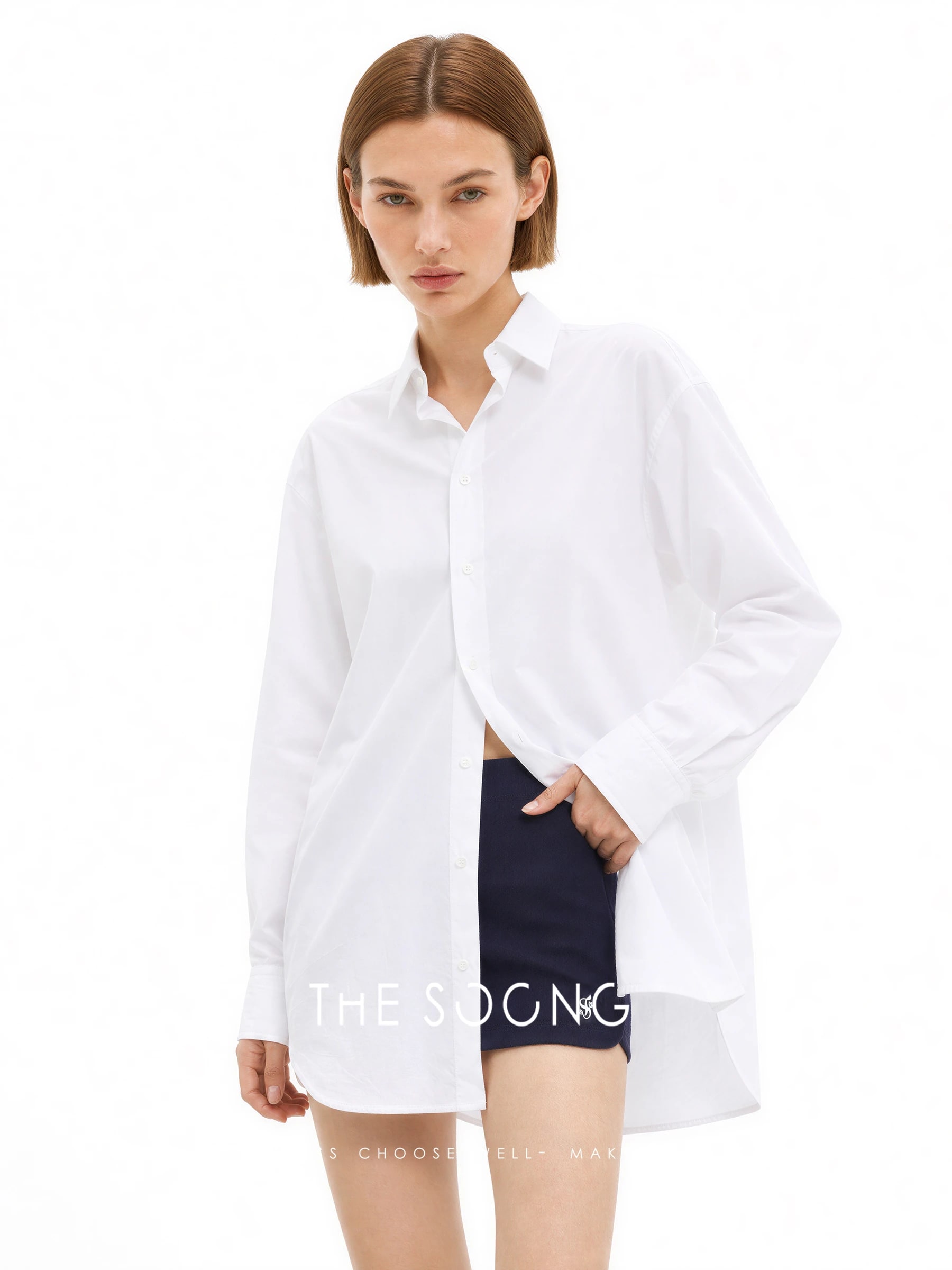 THESOONG “Hot Pants” Stretch Cotton Mid-Rise Shorts - 9055 view 5
