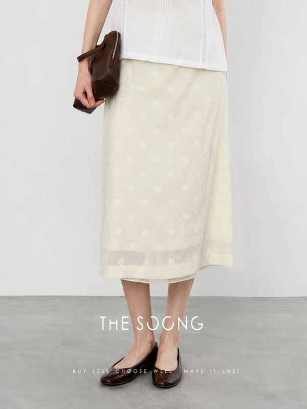 THESOONG Summer Straight-Leg Skirt-9376 view 4