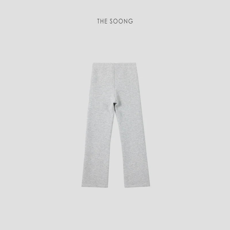 THESOONG “Cloud Pants” Minimalist Mid-Rise Straight-Leg Pants - 9307 view 9