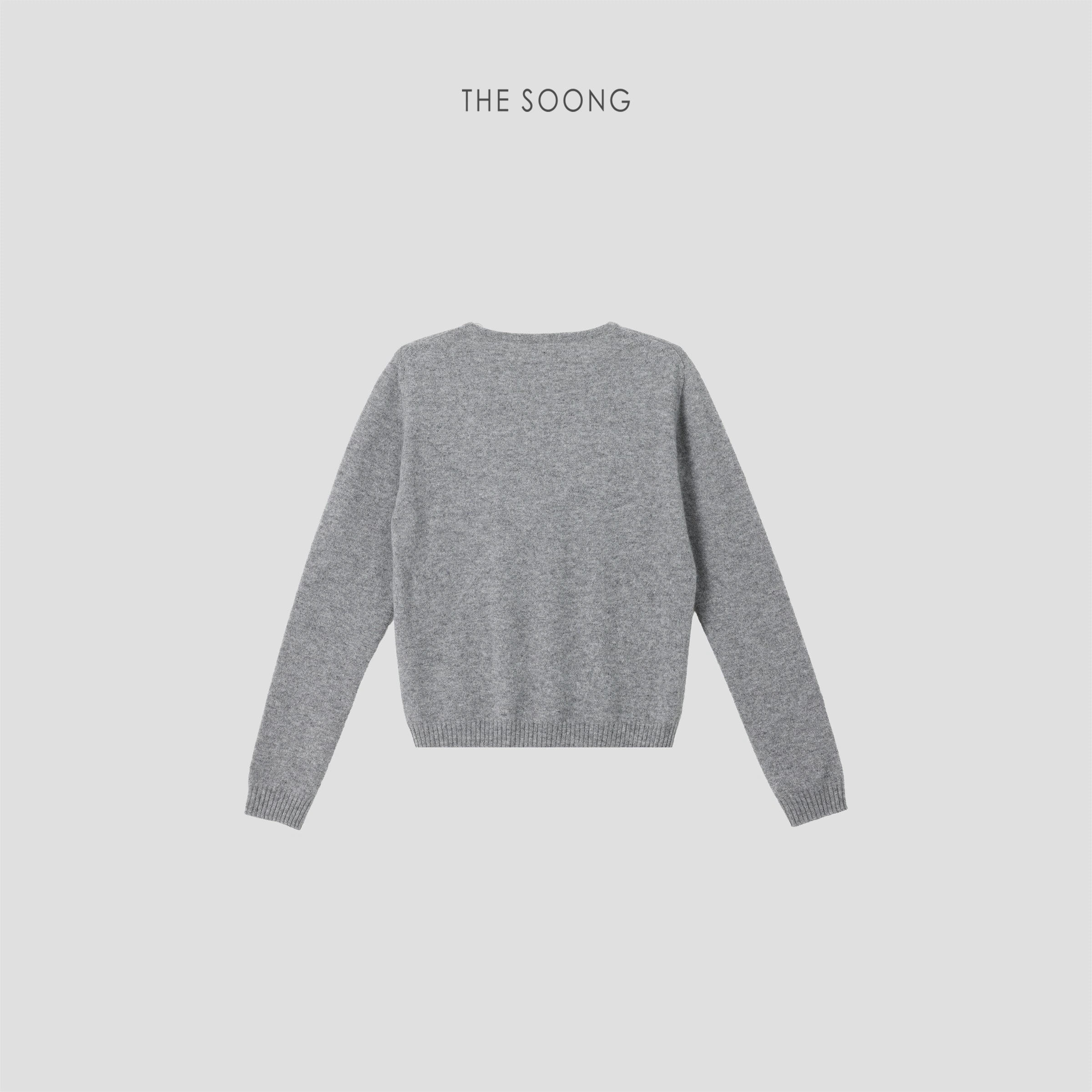 THESOONG “Timeless” Consinee 100% Cashmere V-Neck Sweater - 9257 view 17