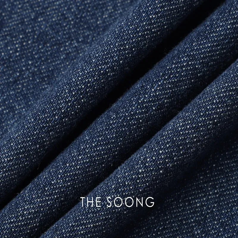 THESOONG 빈티지 크롭 트라우저 Japanese Rope-Dyed 워싱-6582 view 6