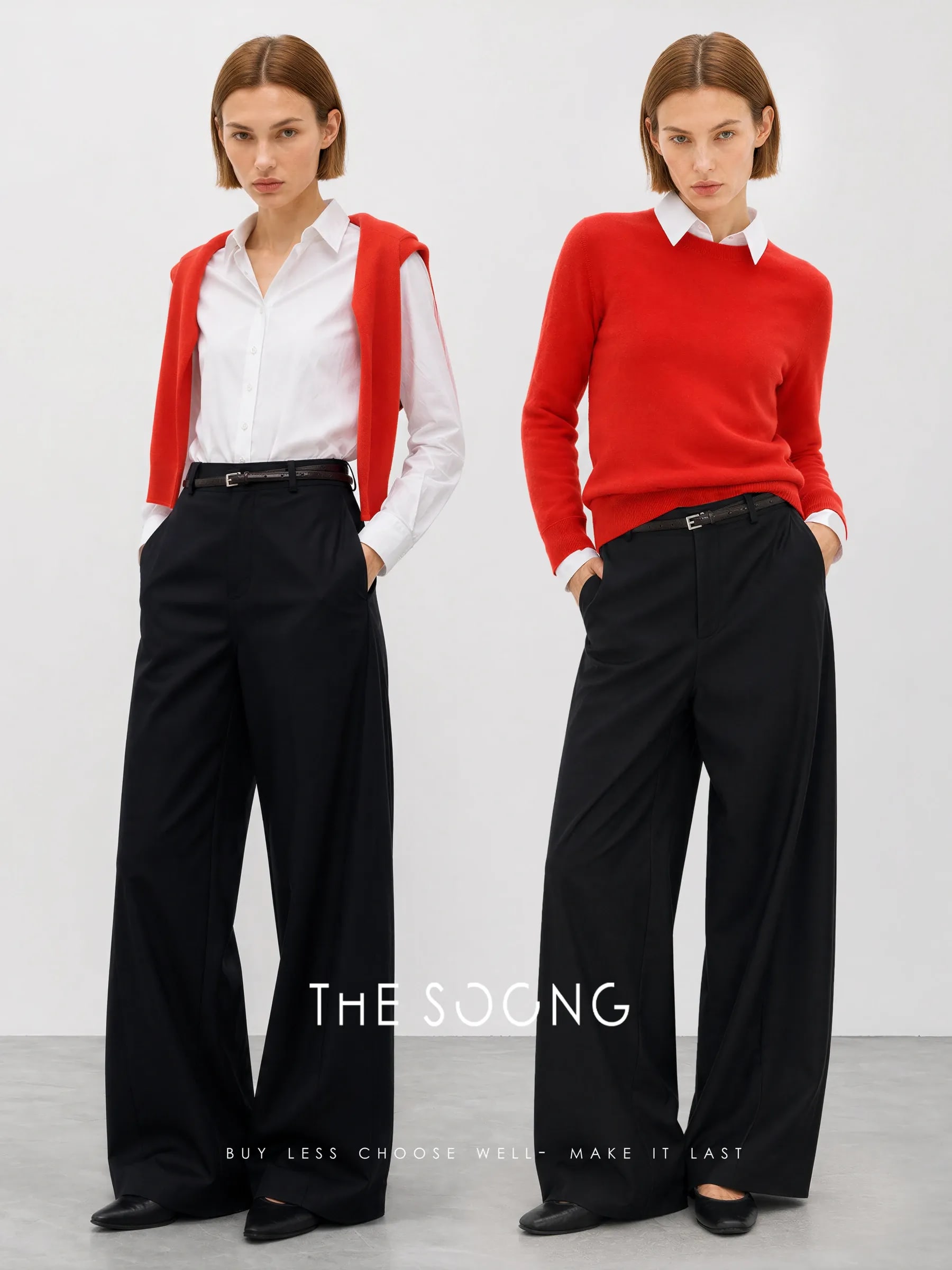 THESOONG “Timeless” Consinee 100% Cashmere Crewneck Sweater - 9259 view 6