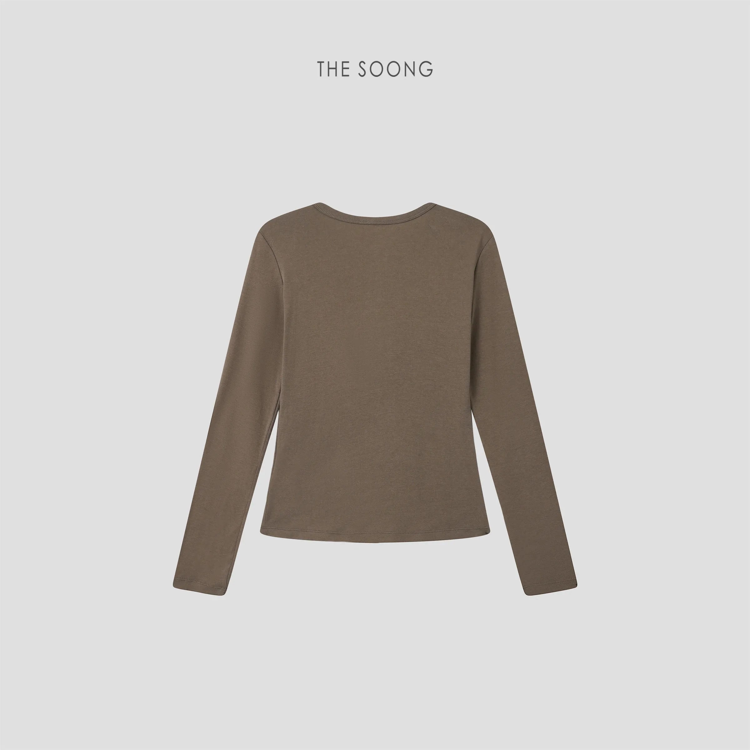 THESOONG Minimal Henley Long-Sleeve Top - 9436 view 11