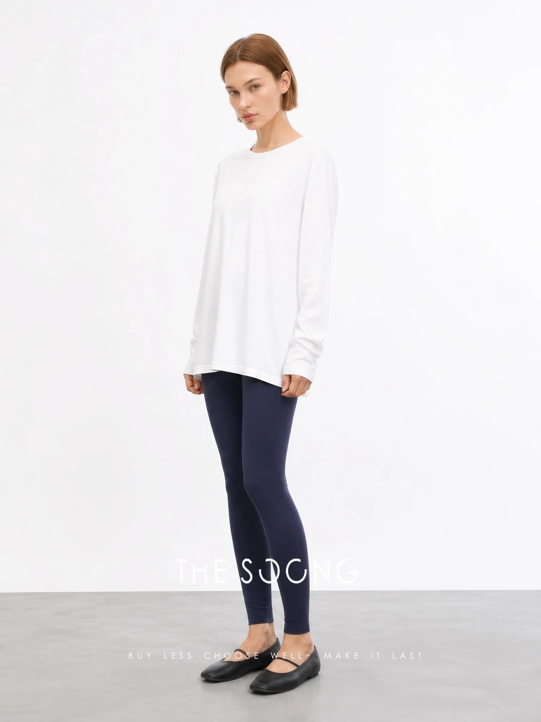 THESOONG Cropped Seamless Three-Needle Yoga Pants - 3763-5424 view 5