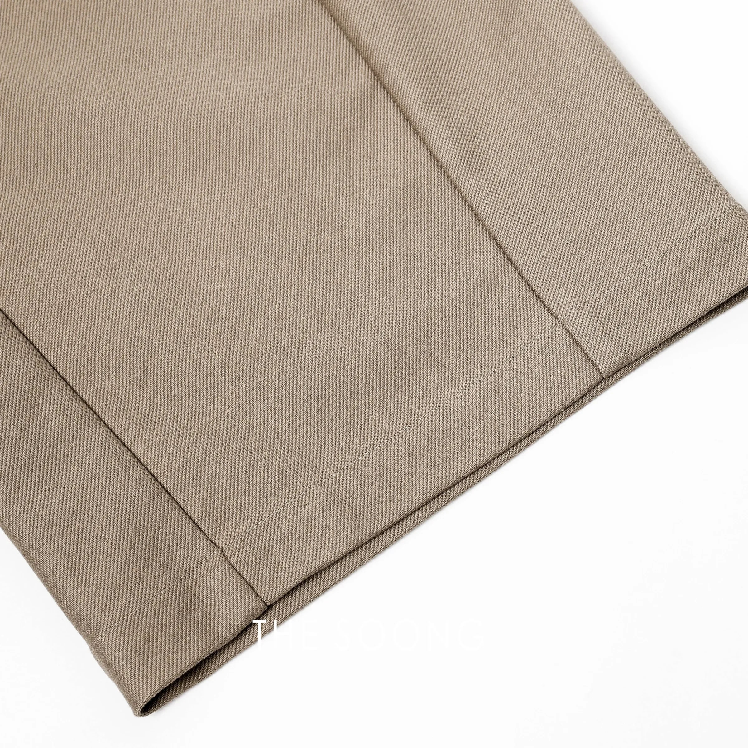 THESOONG “Clean Line Pants” Mid-Low Rise Barrel-Leg Casual Pants - 6882 view 12