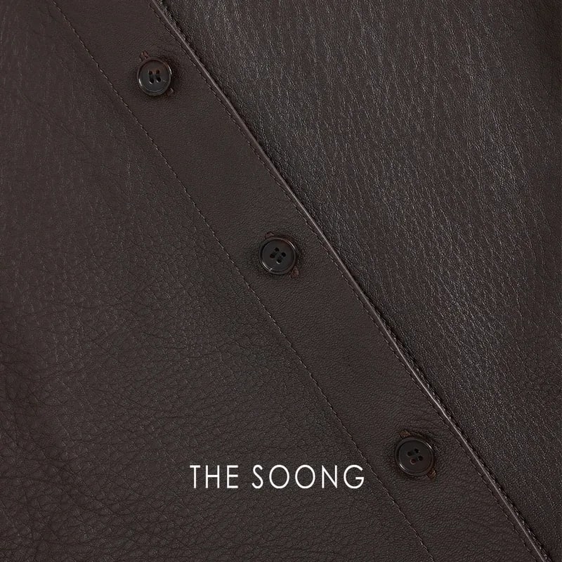 THESOONG “Leather Poem” New Zealand Lambskin Cropped Jacket - 8918 view 8