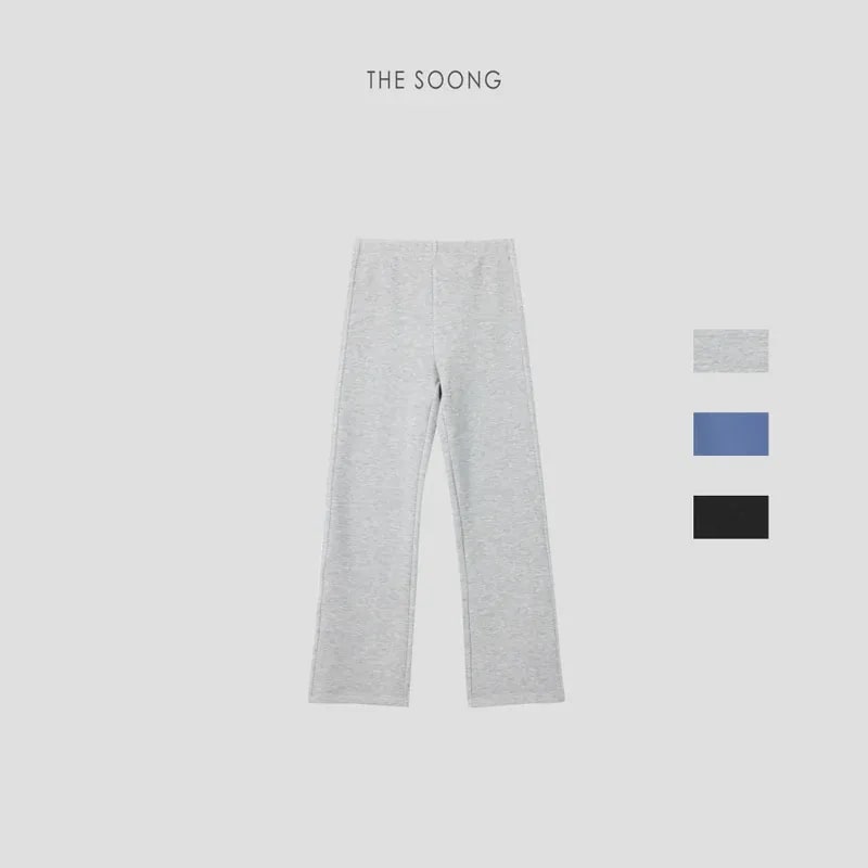 THESOONG “Cloud Pants” Minimalist Mid-Rise Straight-Leg Pants - 9307 view 1