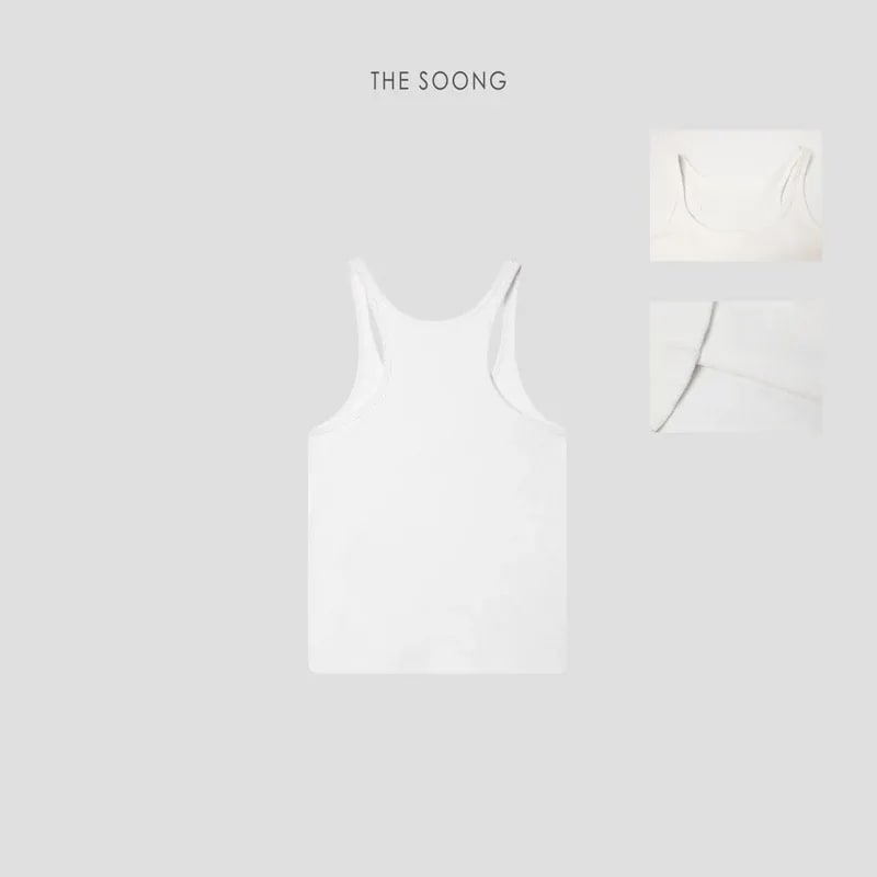 THESOONG Summer Soft Breathable Racerback Tank Top - 4034 view 8