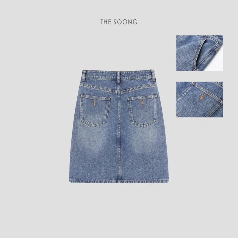 THESOONG "Original Denim" 라이트웨이트 11.3 oz 워시드 위스커 view 7