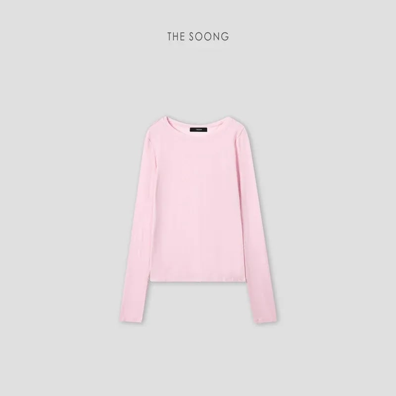 THESOONG 26s 80s High-Twist Cotton Sun-Protective Crewneck Top - 7293 view 12