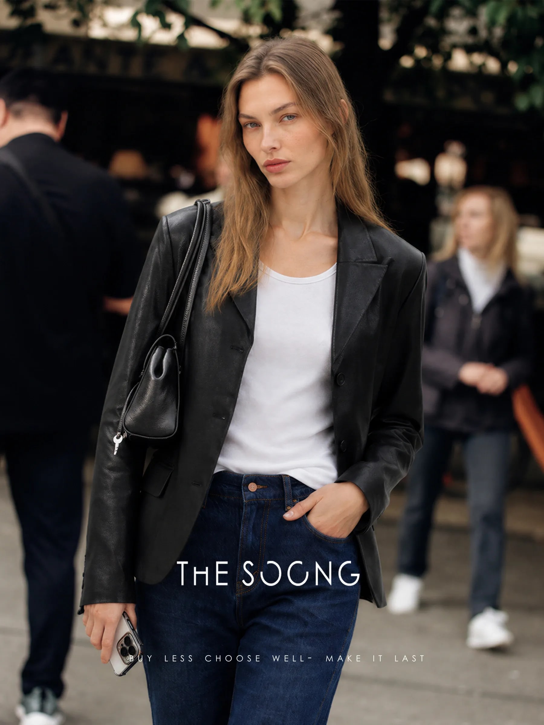 THESOONG “Kendall Leather” Classic Matte Lambskin Jacket - 9304 view 13