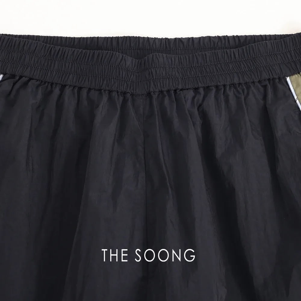 THESOONG “Retro Sport” 100% Nylon Water-Repellent Contrast Pants - 8806 view 7