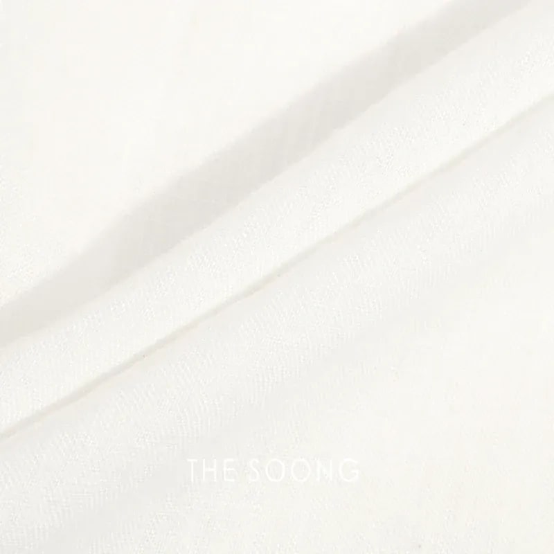 THESOONG Quiet Luxury 100% Linen Textured Collared Shirt - 8846 view 18