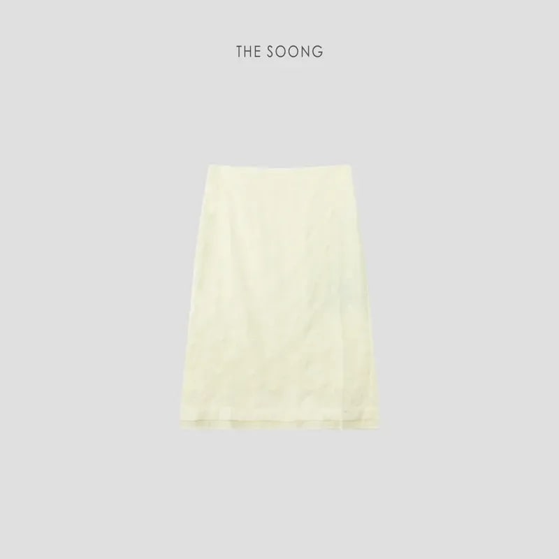 THESOONG Summer Straight-Leg Skirt-9376 view 1