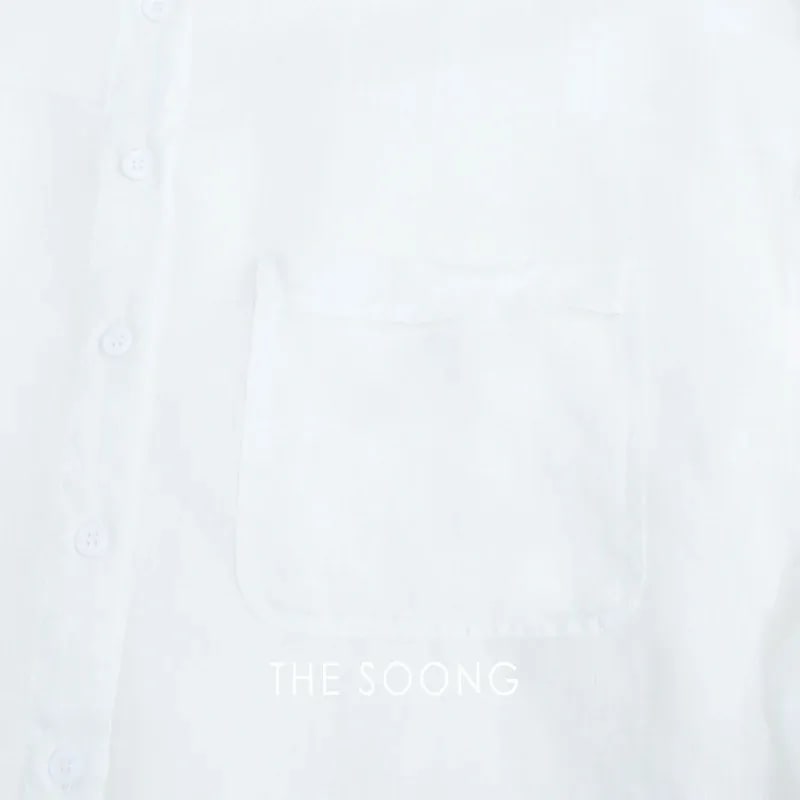 THESOONG 100% Linen Stone-Washed Relaxed Long-Sleeve Shirt - 9382 view 8