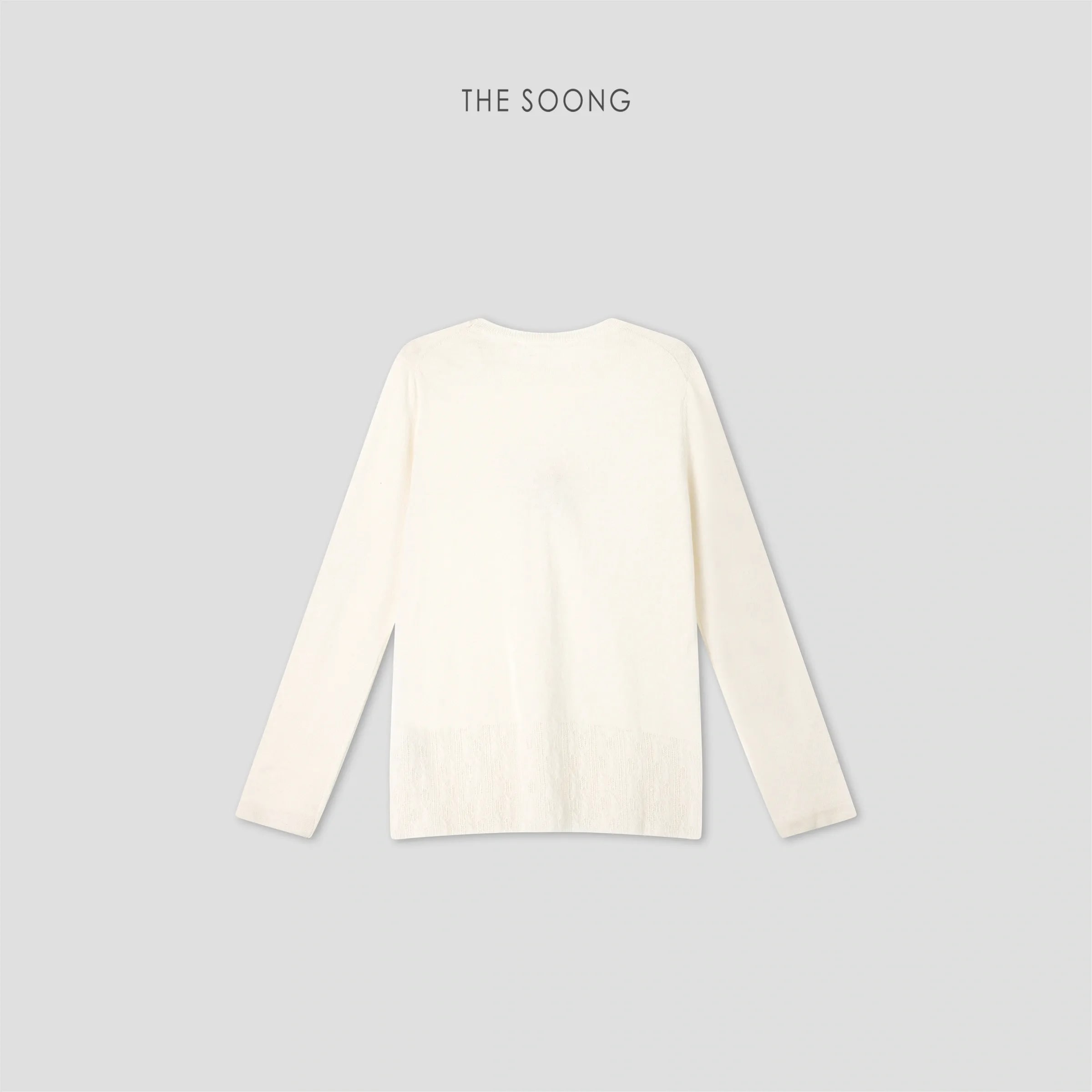 THESOONG “Cloud Cashmere” Cashmere-Blend Textured Crewneck Sweater - 8930 view 9