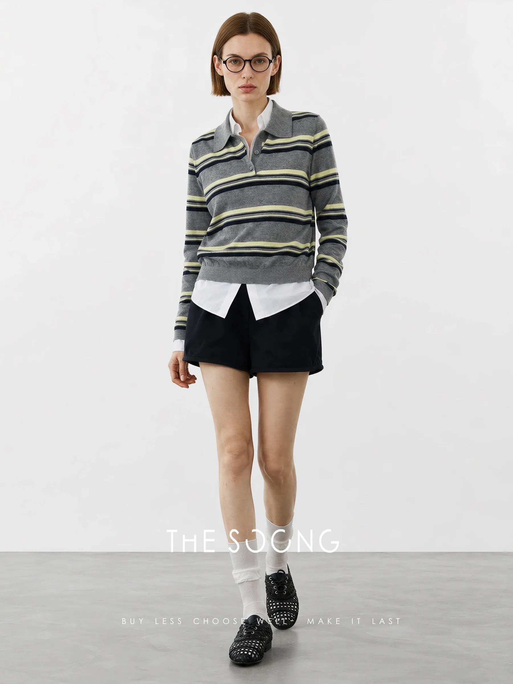 THESOONG “Twist” Wool-Blend Tailored Mid-Rise Shorts - 9181 view 6