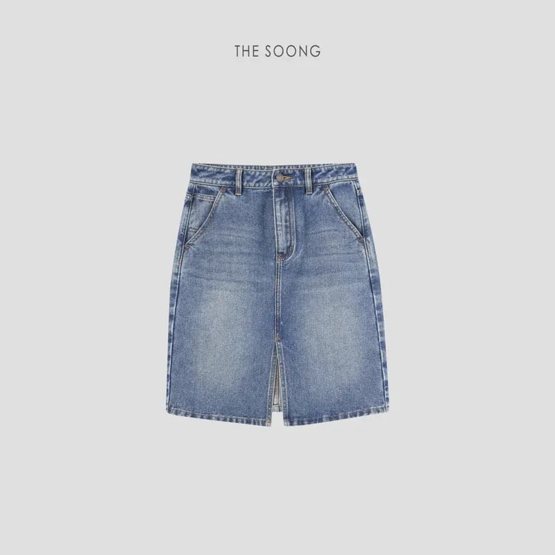 THESOONG "Original Denim" 라이트웨이트 11.3 oz 워시드 위스커 view 1