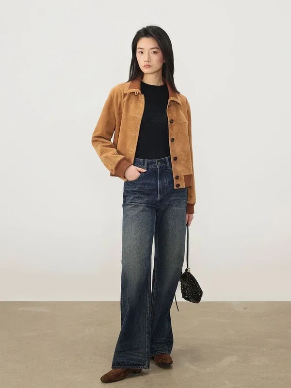 THESOONG “Cloud Whisker” Vintage Mid-Rise Denim Jeans - 8255 view 6