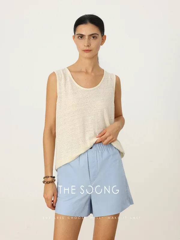 THESOONG ‘Candy Shorts’ 135g 경량 코튼 밴딩 쇼츠 view 3
