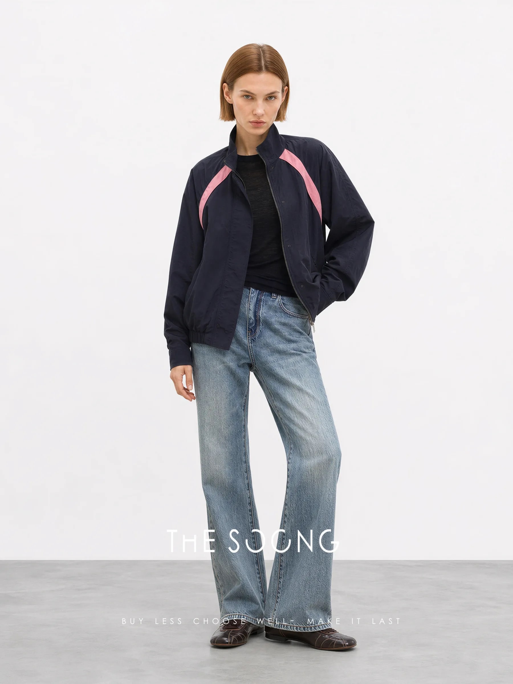 THESOONG Vintage 13.5oz Heavyweight Cotton-Blend Washed Jeans - 8256 view 4