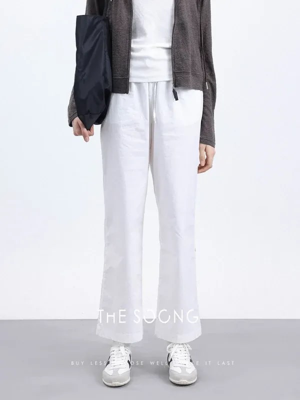 THESOONG “Rational Aesthetic” Jacquard Check Cropped Pants-5153 view 2