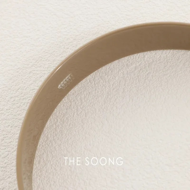 THESOONG “Acetate Glow” Wide Glossy Contrast Metal-Logo Headband - 9442 view 6