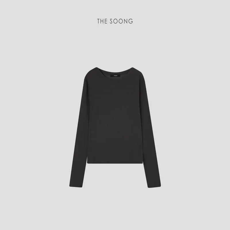 THESOONG 26s 80s High-Twist Cotton Sun-Protective Crewneck Top - 7293 view 14