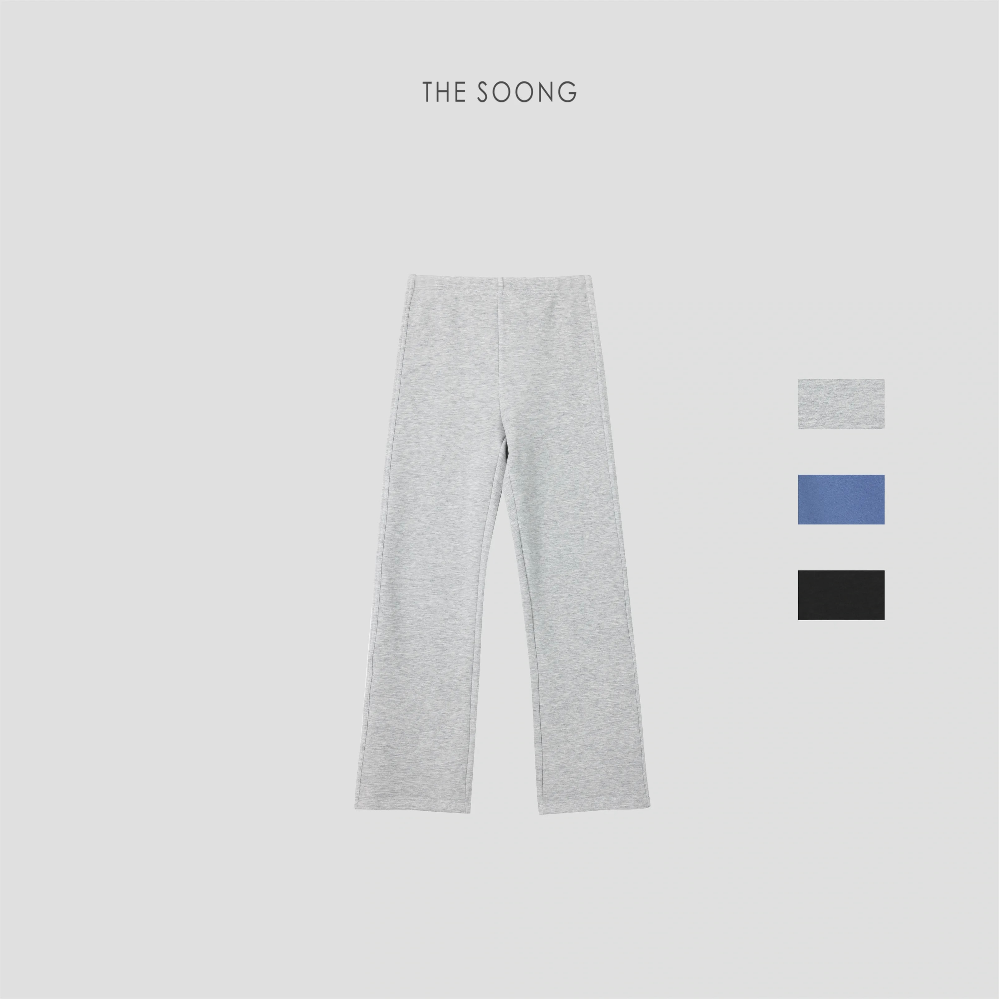 THESOONG “Cloud Pants” Minimalist Mid-Rise Straight-Leg Pants - 9307