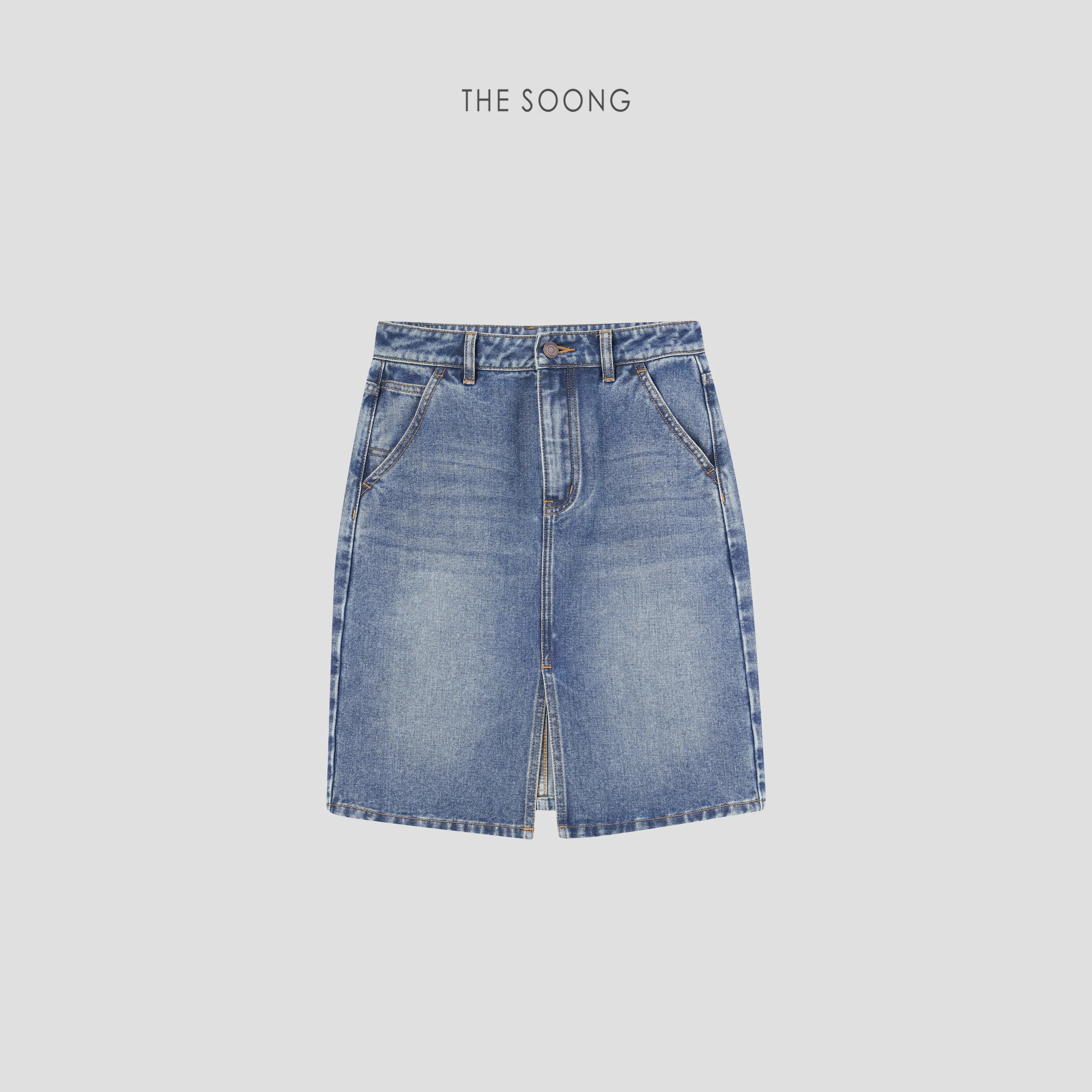 THESOONG "Original Denim" 라이트웨이트 11.3 oz 워시드 위스커