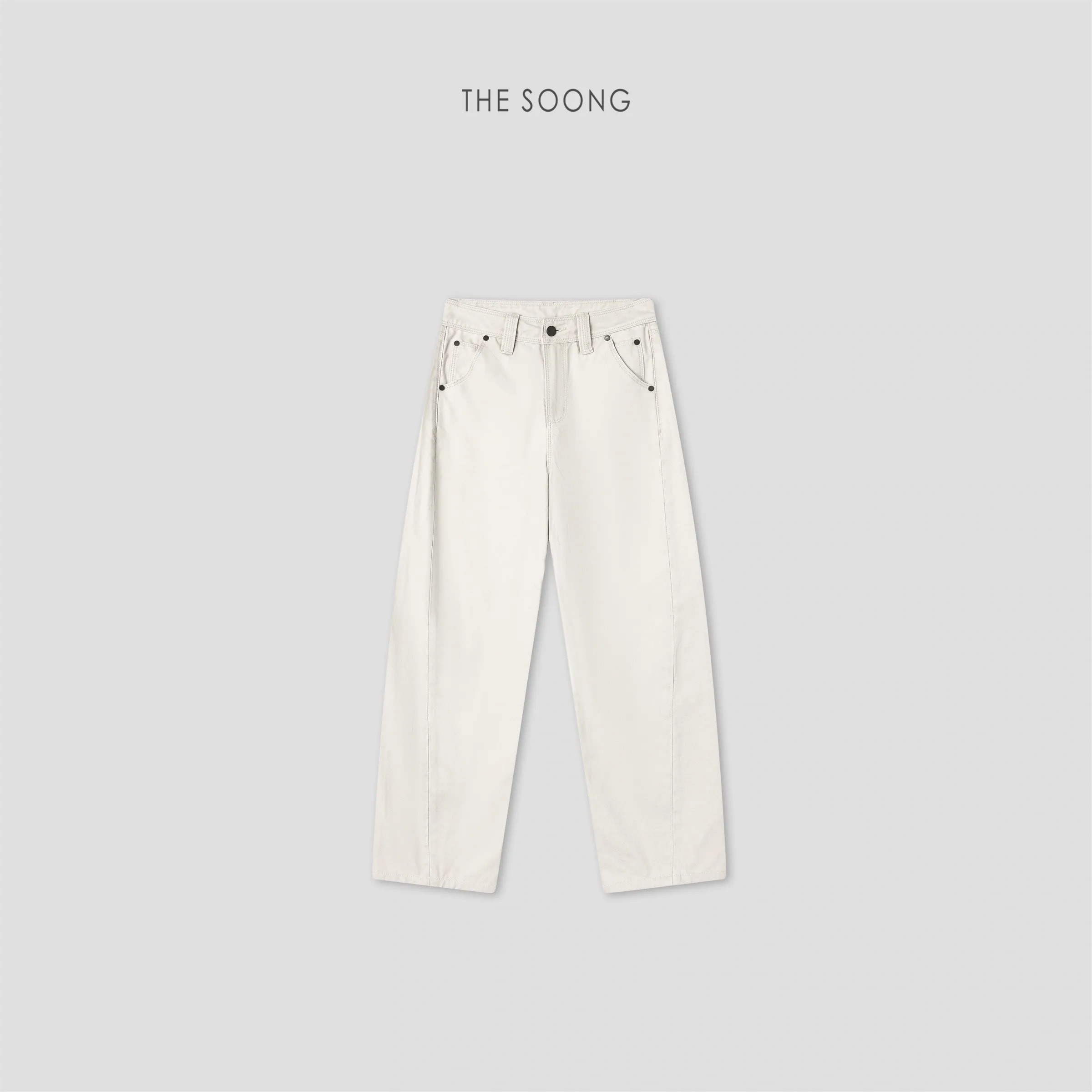 THESOONG “Coconut Pants” Clean Fit Washed Vintage Denim Jeans - 8910