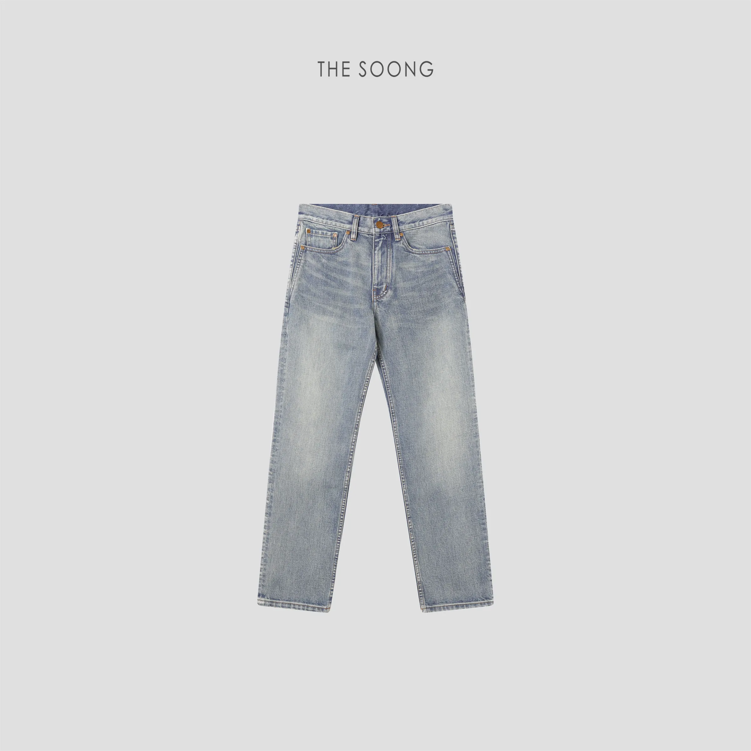 Classic 14.5oz Hand-Whiskered Mid-Rise Non-Stretch Jeans
